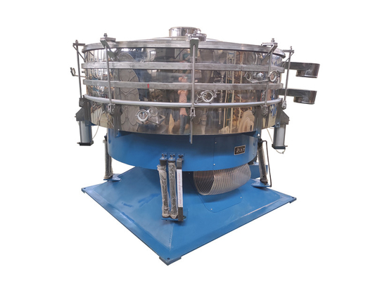 Hoog efficiënt roestvrij staal 3-dek 2000mm Ultrasone Tumbler Screening voor 325 Mesh Coconut Shell geactiveerd koolstofpoeder