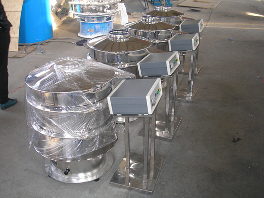 220V 50Hz Rotary Vibrating Screen Ronde Ultrasone Separator