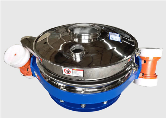 Ronde vorm Vibro Screen Machine Flow Through Separator voor siliciumdioxide poeder