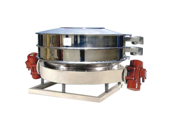 Low Profile Vibro Screen Machine Ronde trillende scheider met twee schermlagen