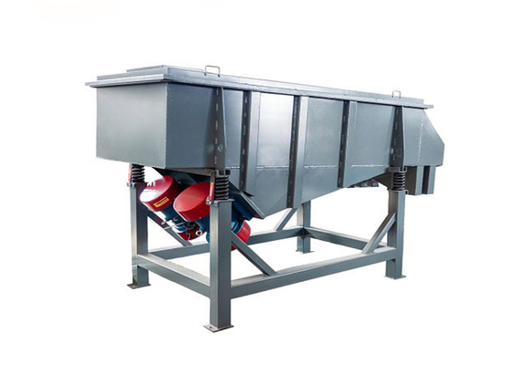 Blasting Shot Rectangular Vibrating Screen Machine met twee trillingsmotoren