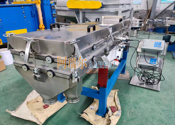 1200*2000mm Multi-deck lineaire Vibro-siefmachine van roestvrij staal voor specerijen en kruiden