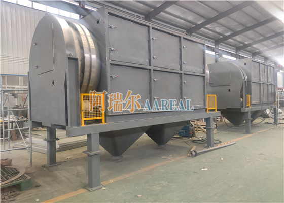 Stainless Steel Shaftless Rotary Trommel Screen voor natte screening van titaniumdioxide