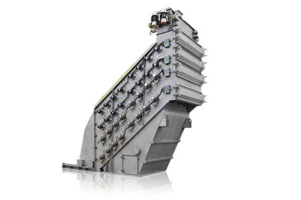 2400*6000mm 3 Deck High Frequency Screen Vibratory Sieve Voor Marmer Calciumcarbonaat Deeltjes Precise Separatie aangedreven door onevenwichtige motoren