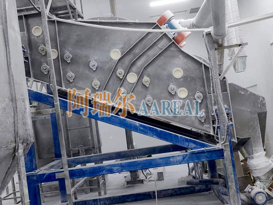 1200*3600mm High Frequency Vibrating Screen van roestvrij staal van voedselkwaliteit voor witte suiker