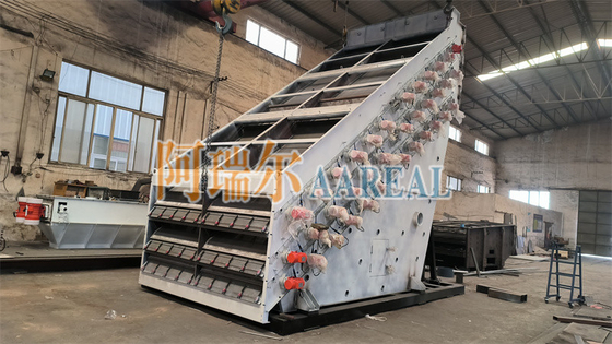 100TPH DAP MAP Chemische meststof Hoogfrequente schermmachine voor de meststoffenindustrie 1~4 dekken