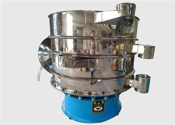 Zilverdeeltjes Rotary Vibro Sieve Machine Roestvrij staal 304 316L Materiaal