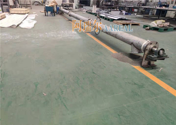 Diameter 219 mm Lengte 9000 mm Tubulaire schroeftransportvoertuigvoerder 316L voedselkwaliteit