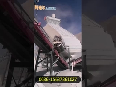 30~50 TPH High Frequency Screen voor het zeven van Silica Sand Frac Sand